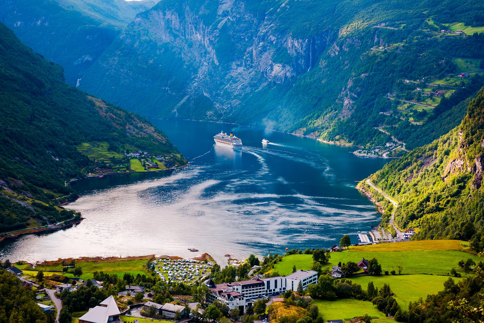 geiranger fjord en norvège
