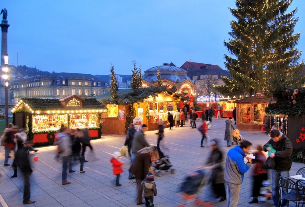 Kerstmarkt Stuttgart Duitsland 