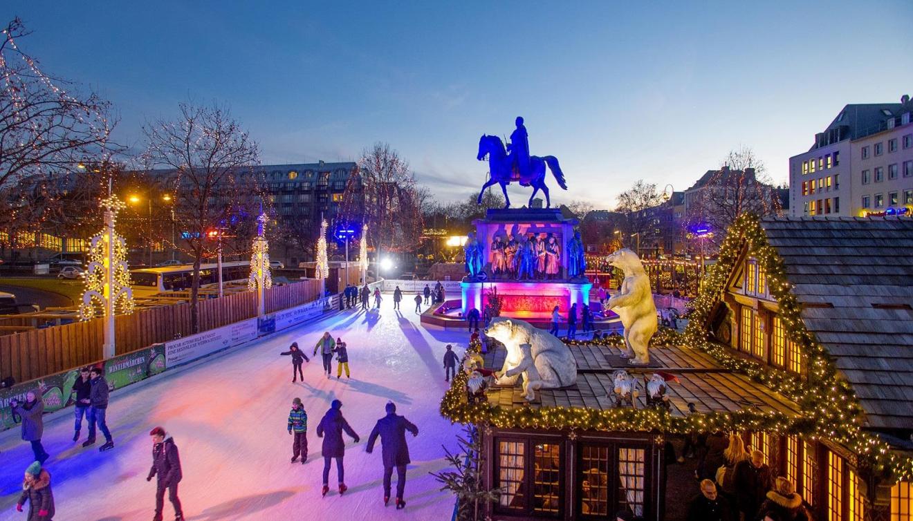cologne marché de noël glace