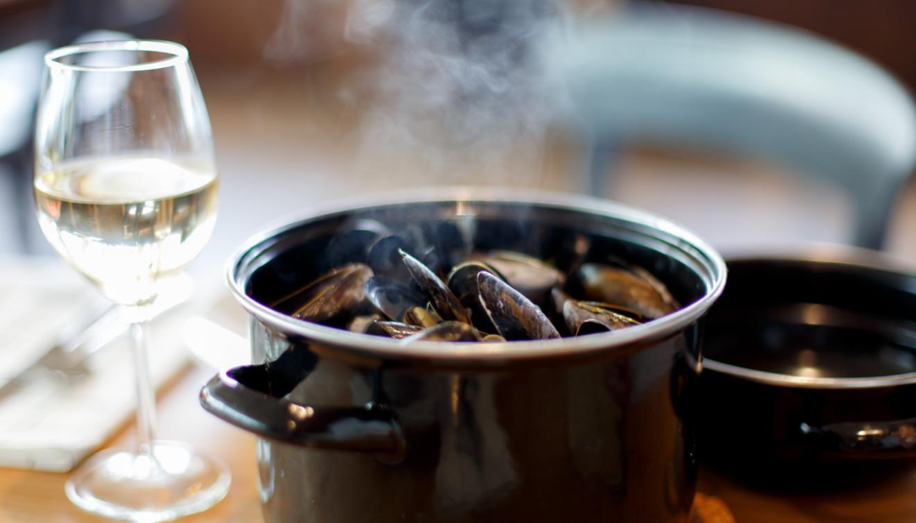 moules et vin