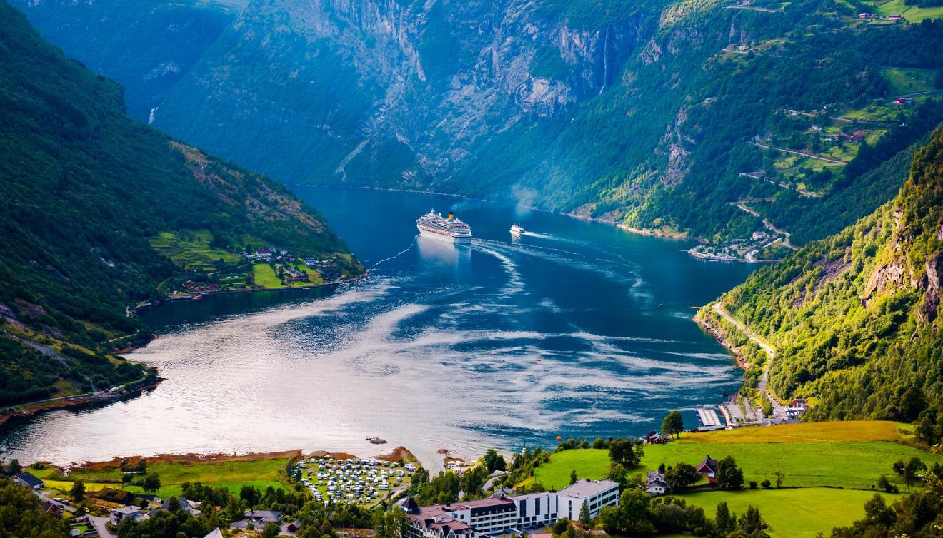geiranger fjord en norvège