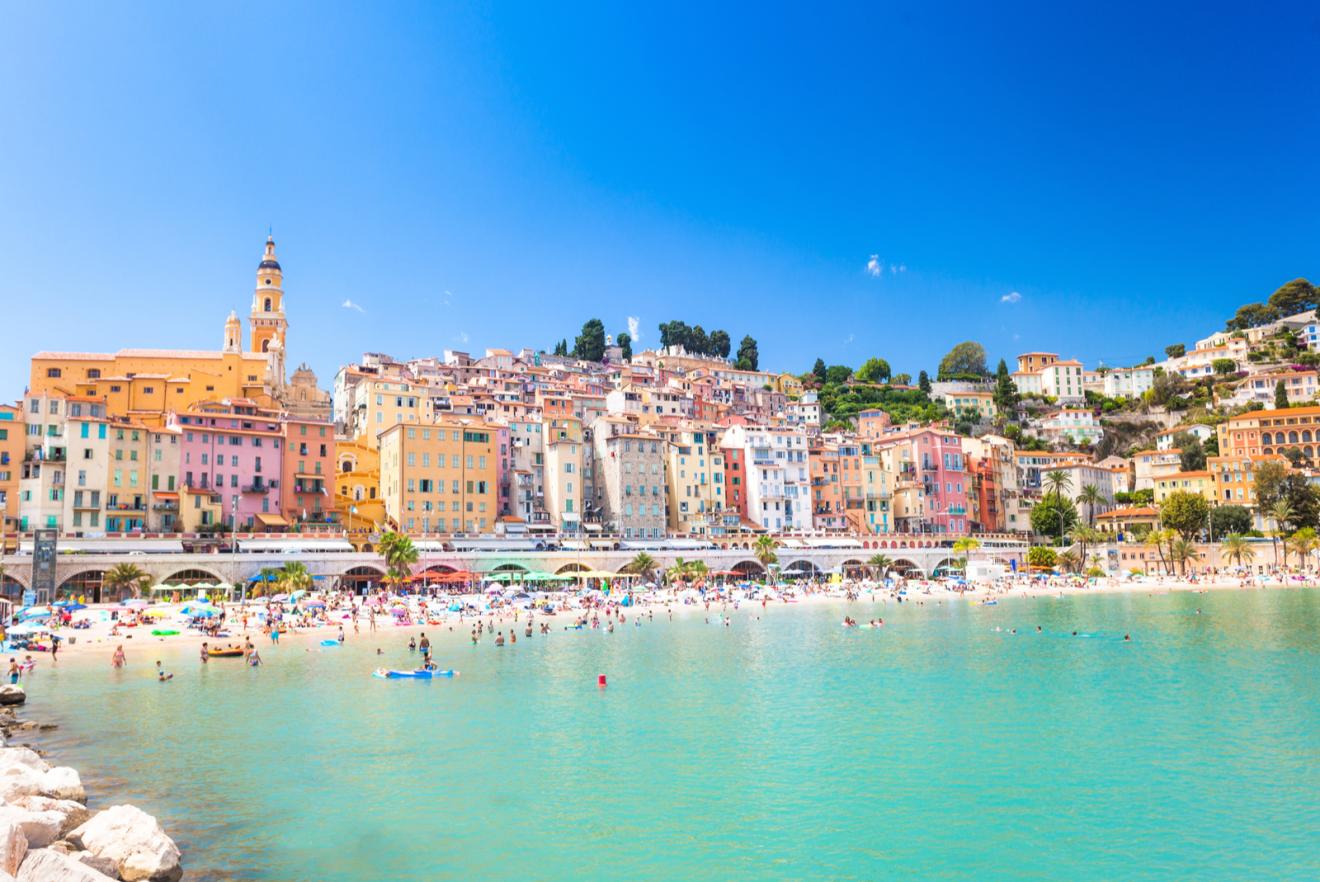 menton azurenkust frankrijk