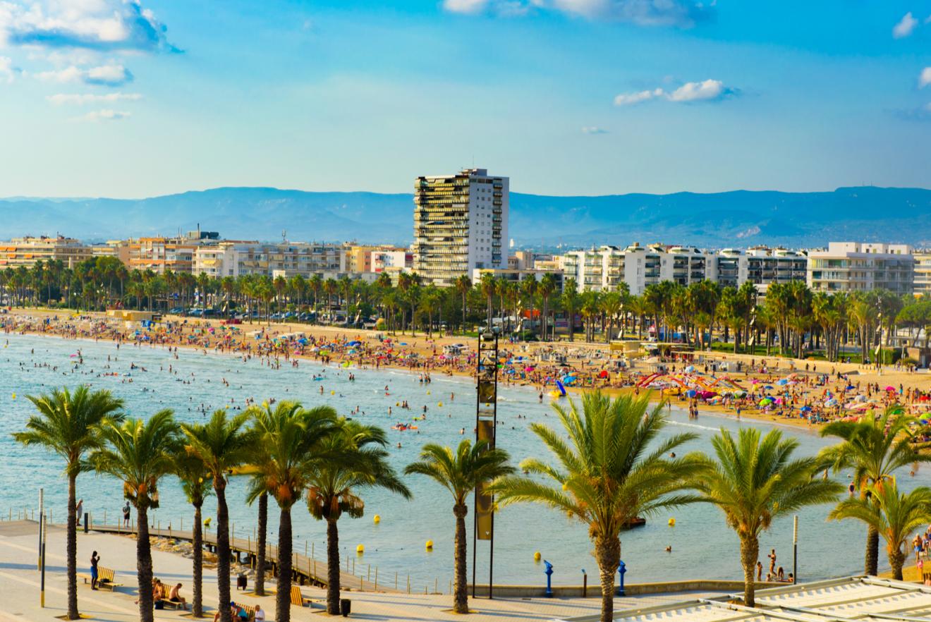 kust costa dorada salou spanje