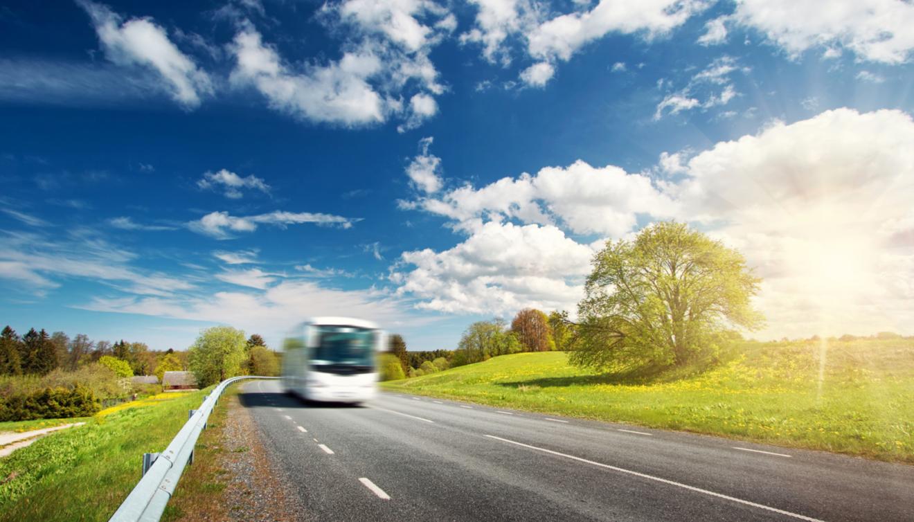 bus platteland uitstap