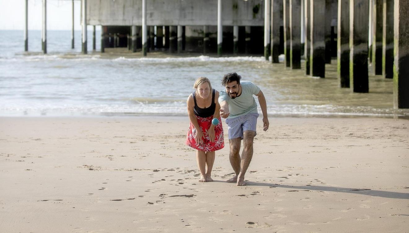 blankenberge strand petanque
