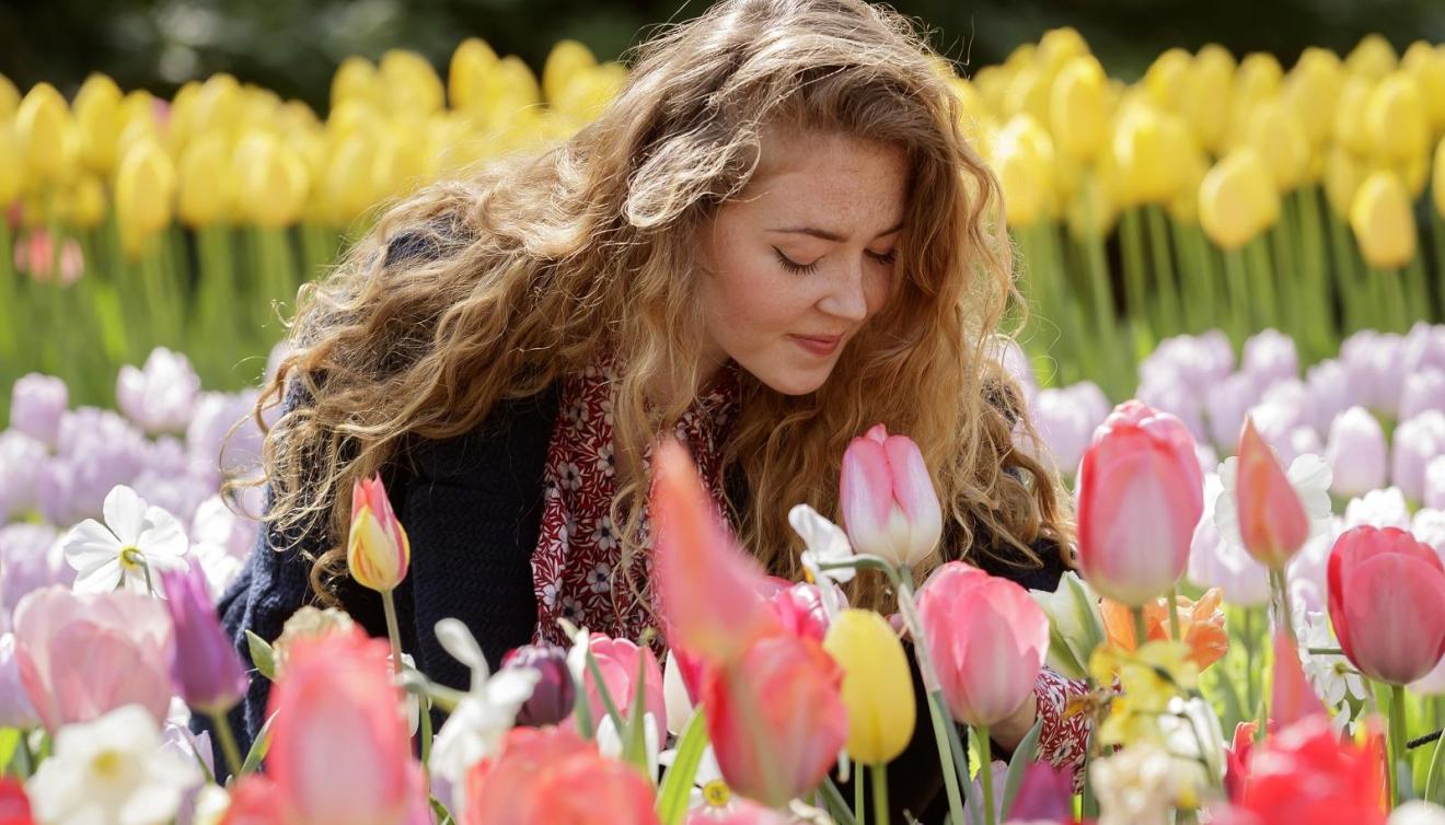 keukenhof vrouw