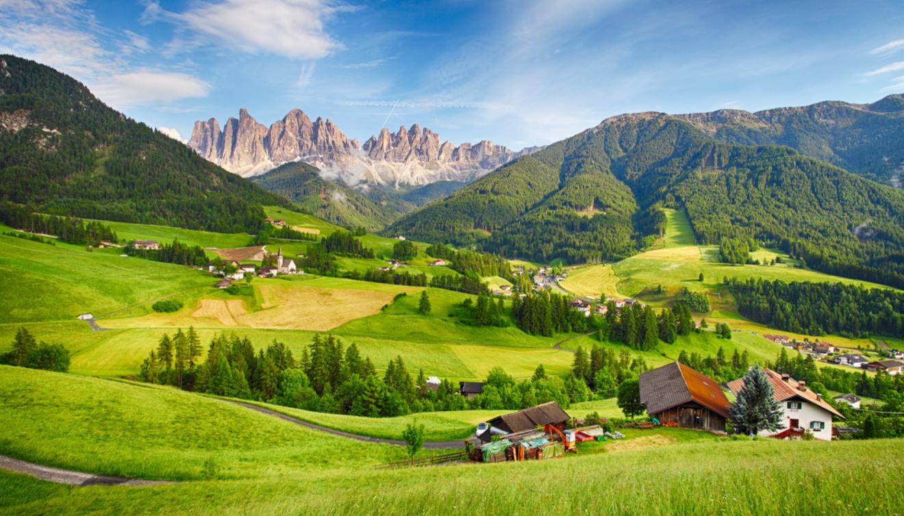 val funes dolomieten italie