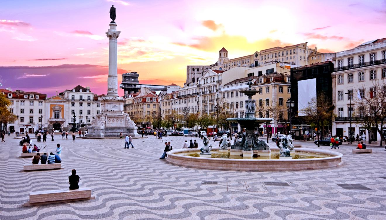 lissabon portugal rossio