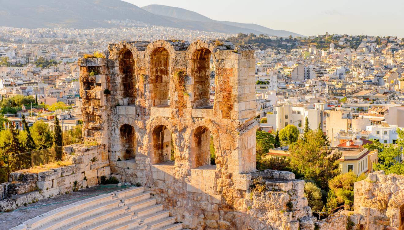 athene akropolis griekenland