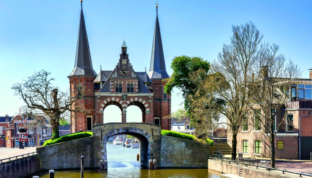 waterpoort sneek friesland nederland