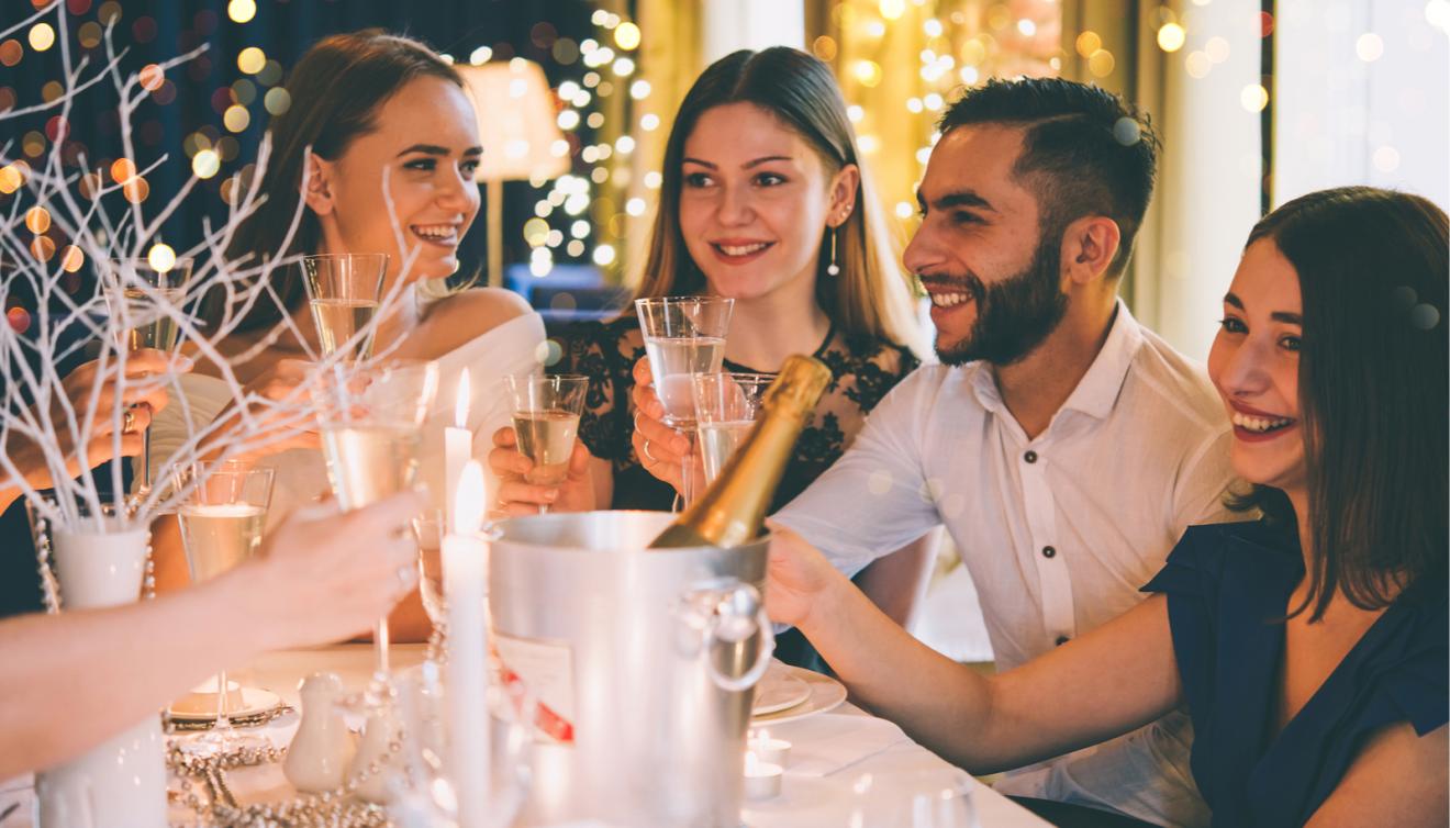 nieuwjaar kerst diner gastronomie