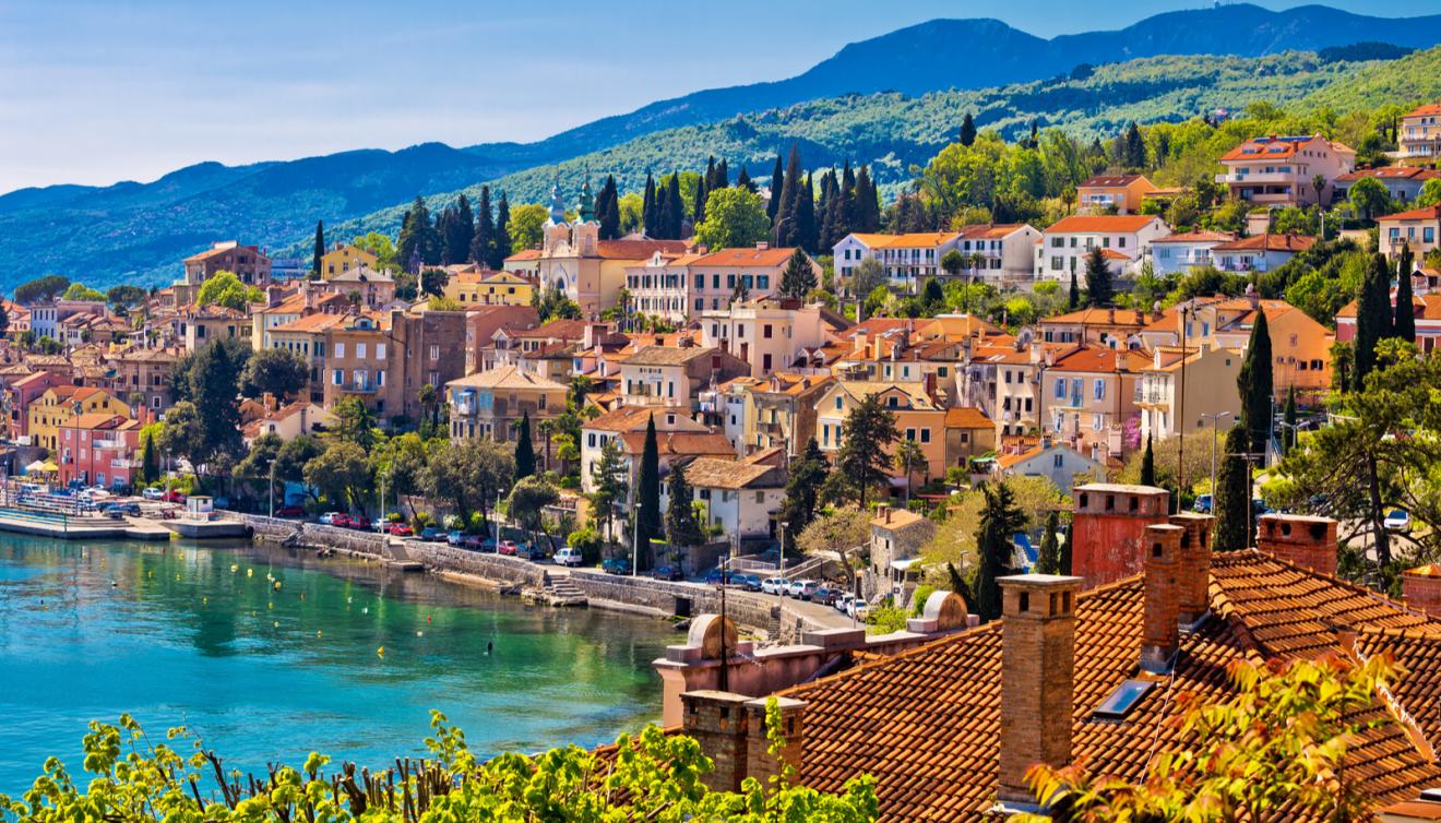 uitzicht volosko opatija kroatie