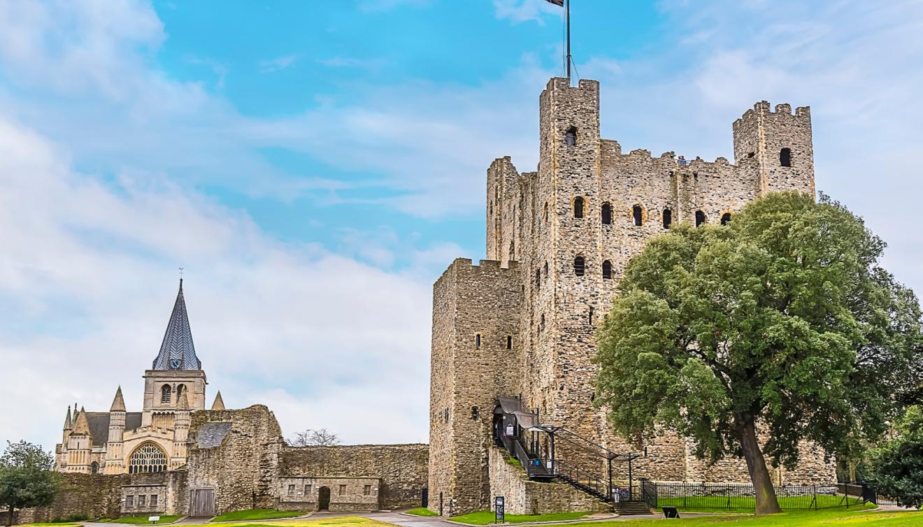 rochester kasteel in kent