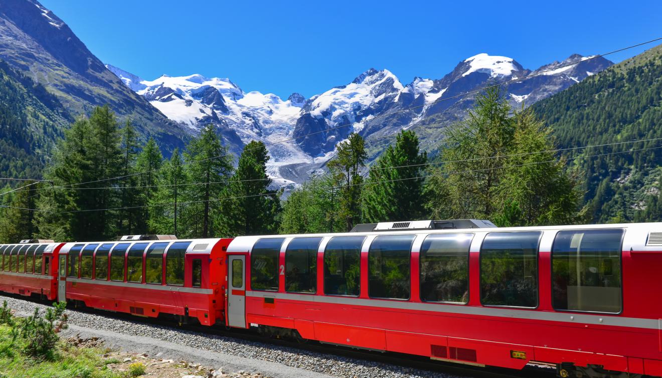 bernina express alpen zwitserland