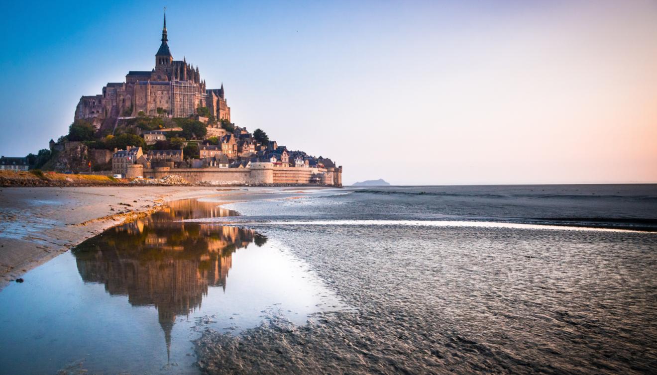 zonsopgang mont saint michel