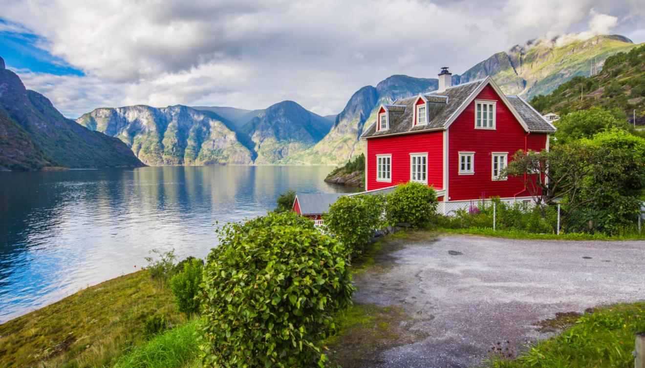 sognefjord in noorwegen