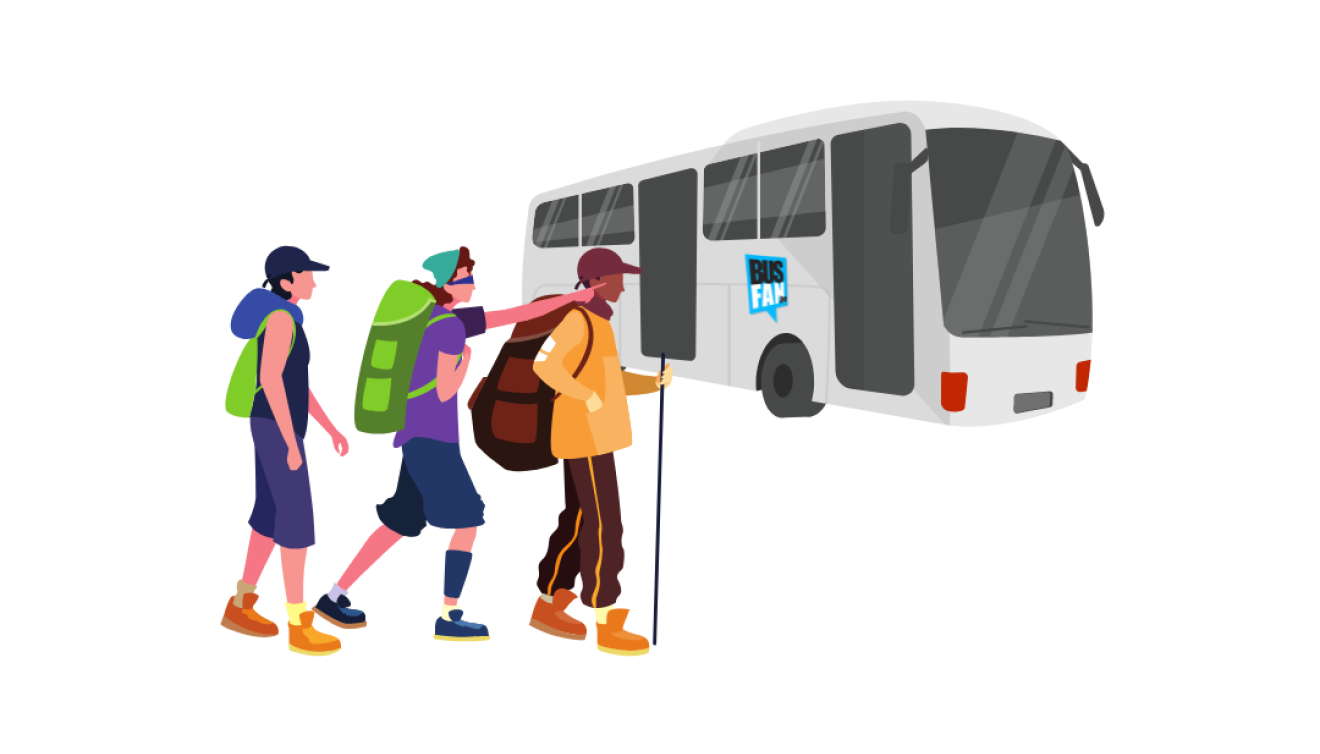 bus voor jeugdbewegingen