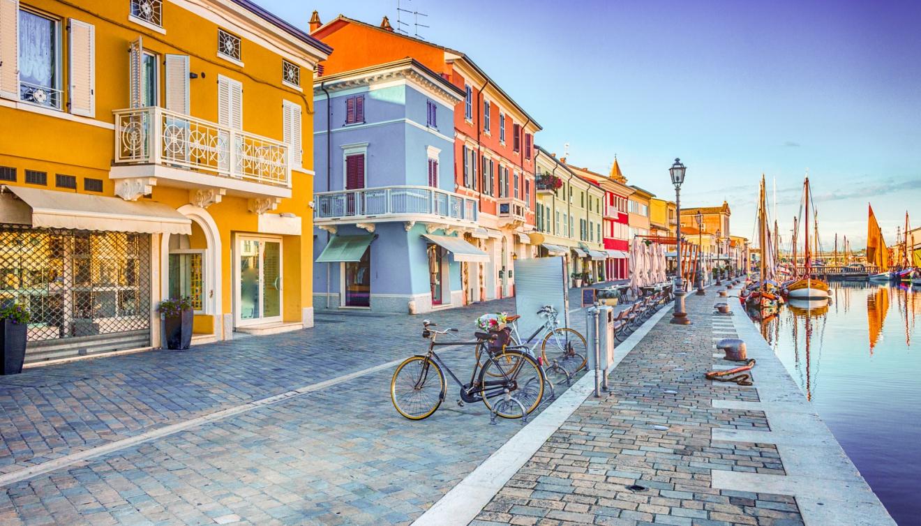 cesenatico in emilia-romagna, italie