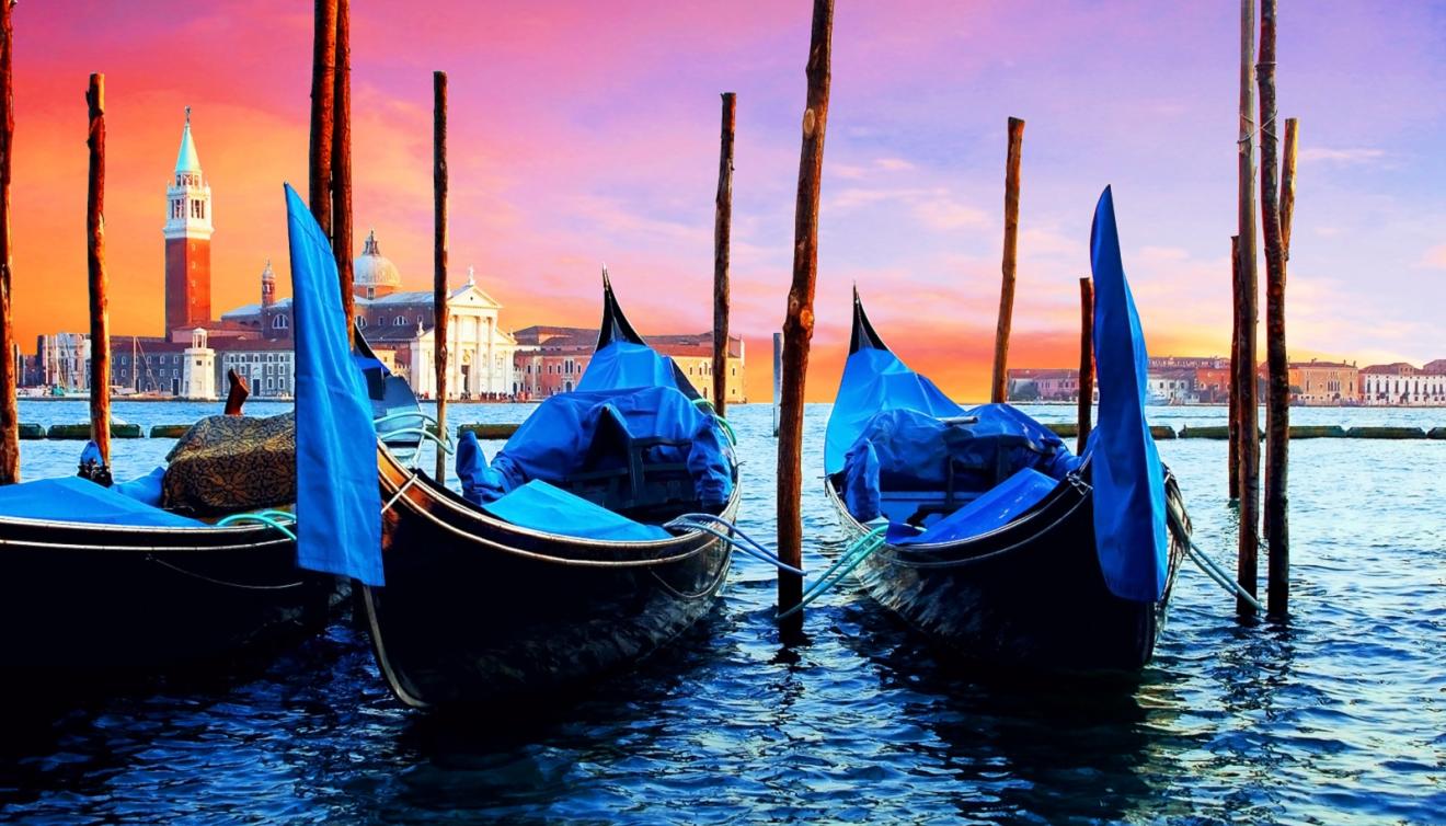 gondola's in venetië