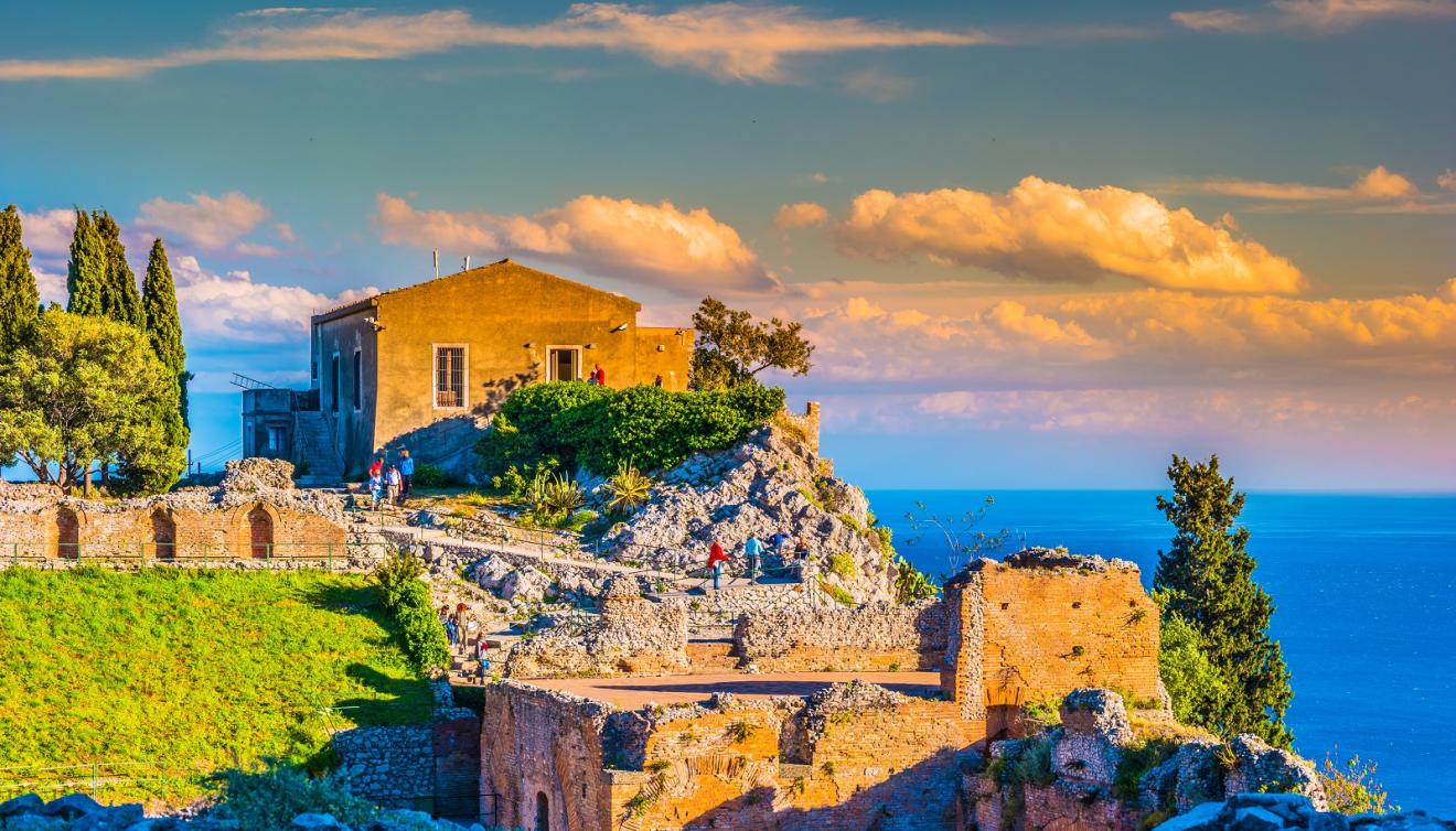 toarmina theater in sicilië