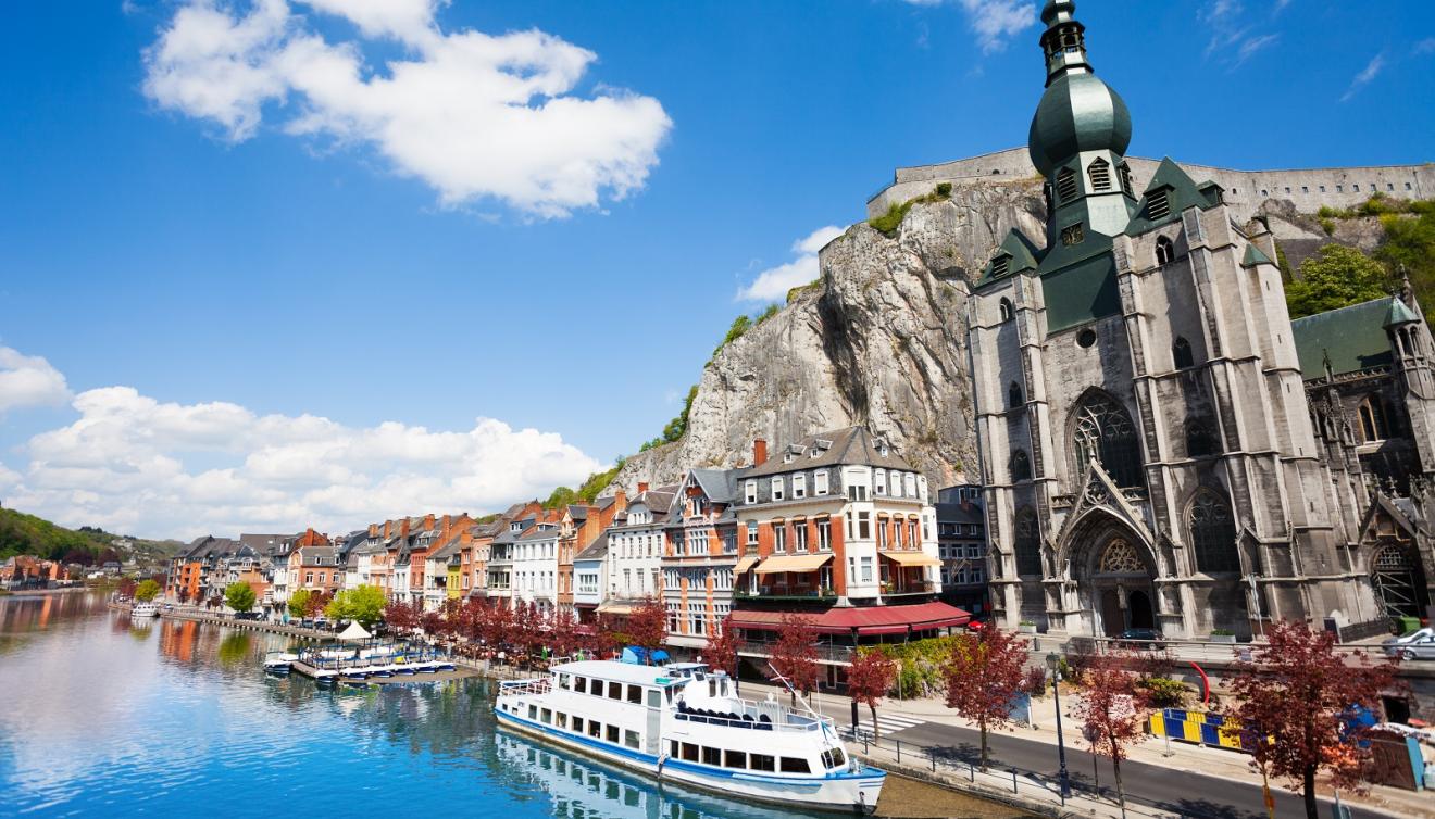 zicht op dinant