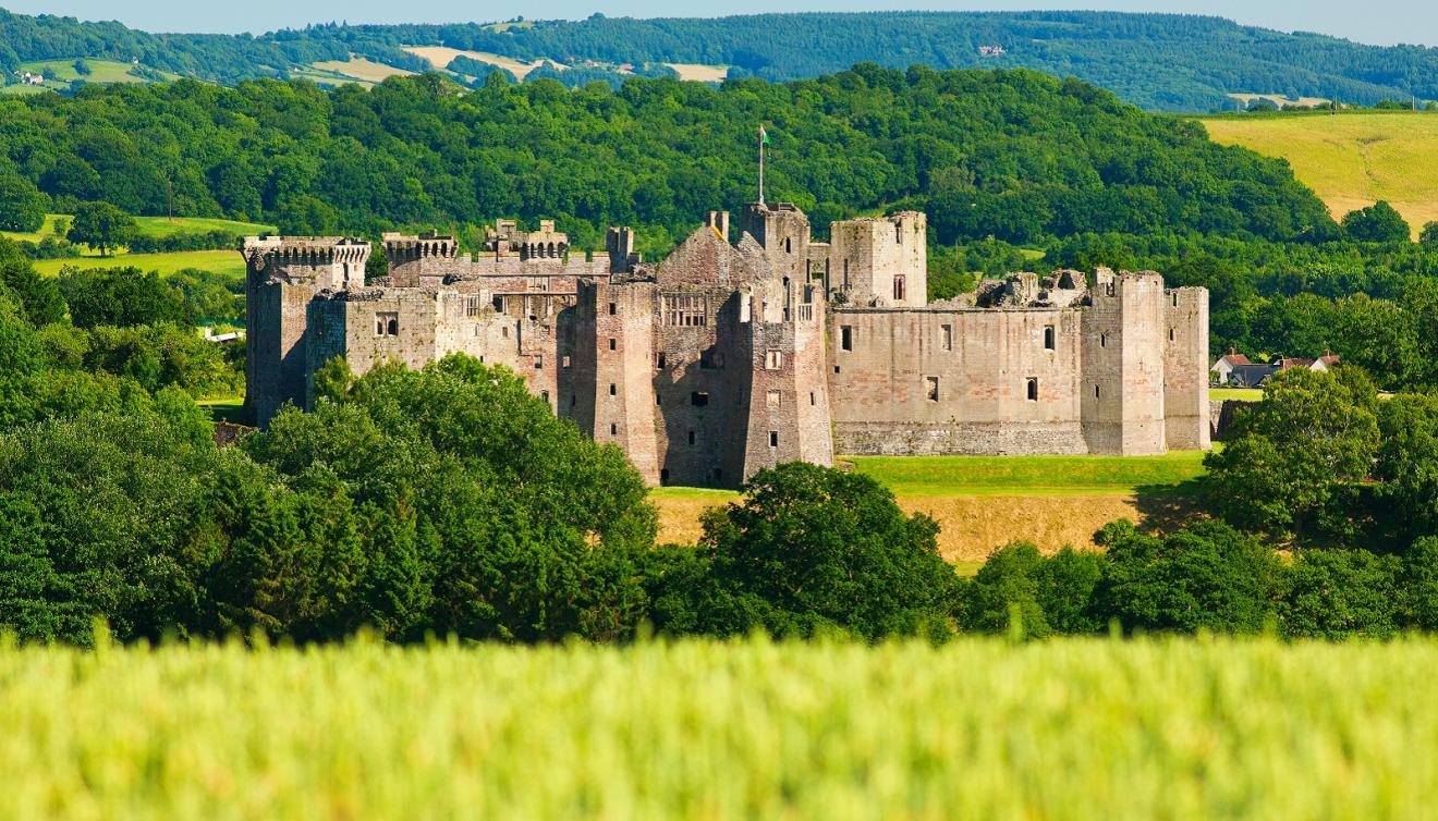 raglan castle in wales