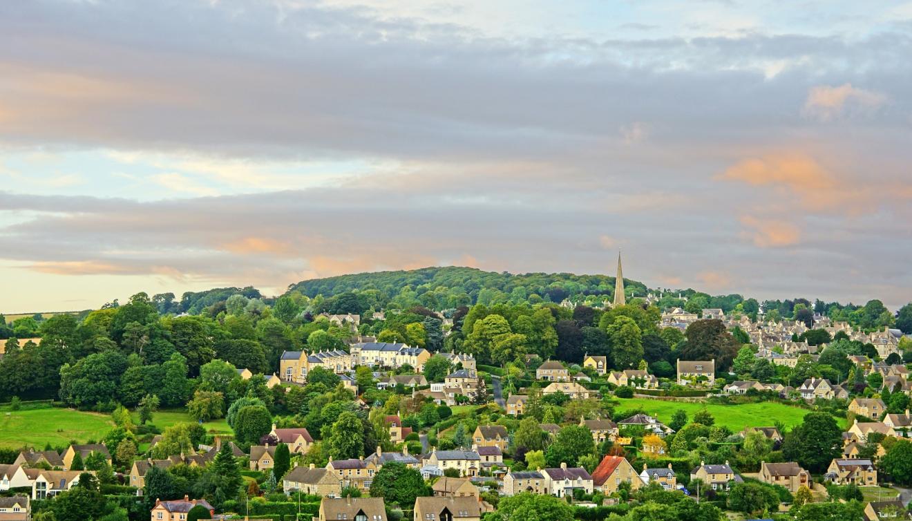 painswick in cotswold, engeland