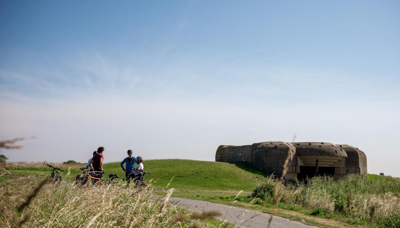 Longues-sur-Mer fietsen normandië