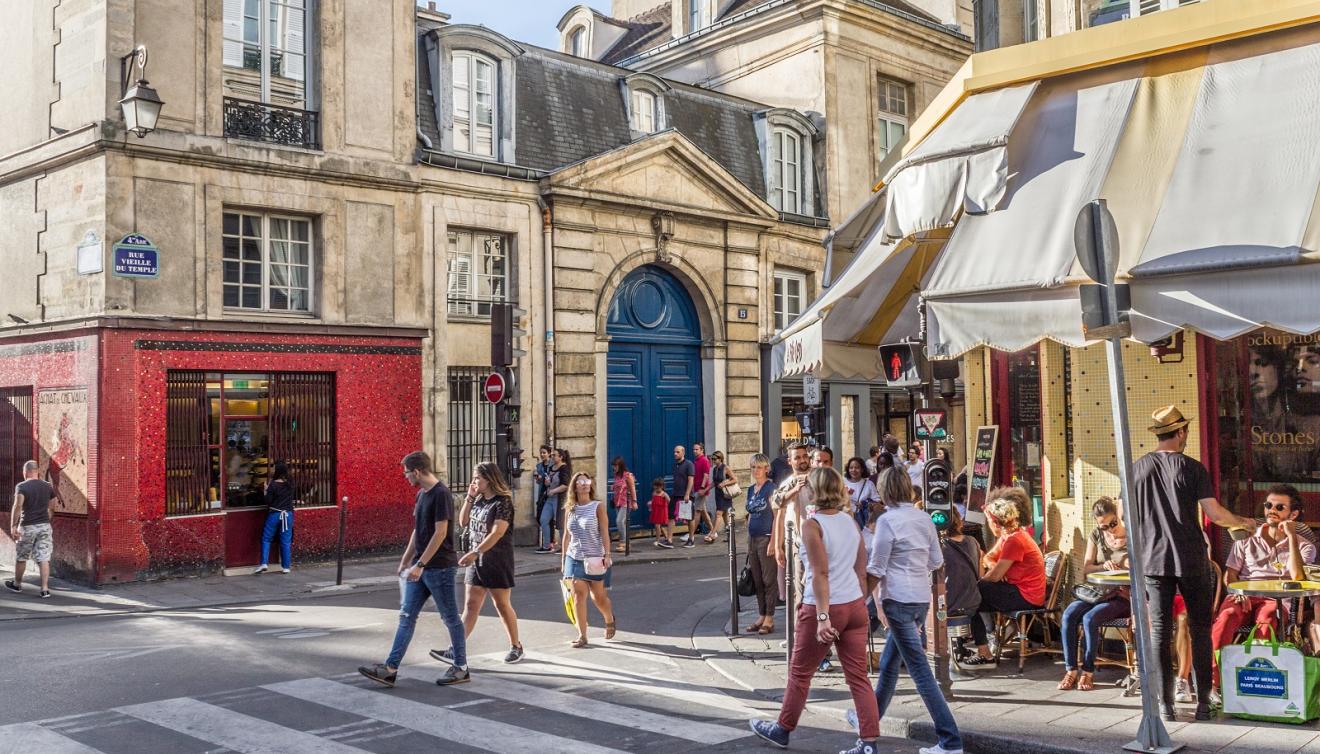 Le Marais in Parijs