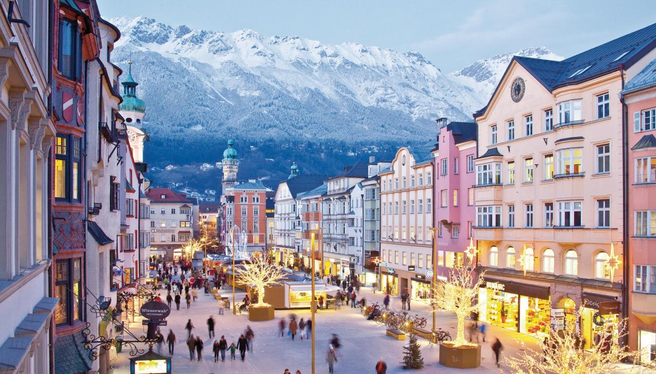 Christkindlmarkt Maria-Theresien-Straße Innsbruck
