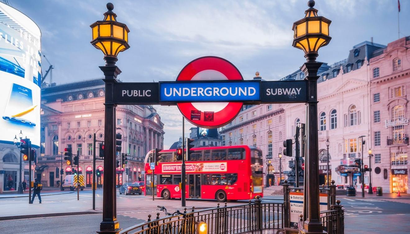 Picadilly Circus in Londen