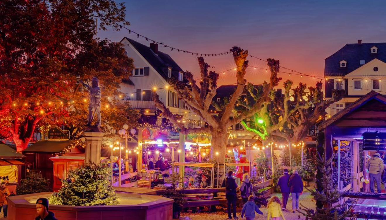 Rudesheim kerstmarkt