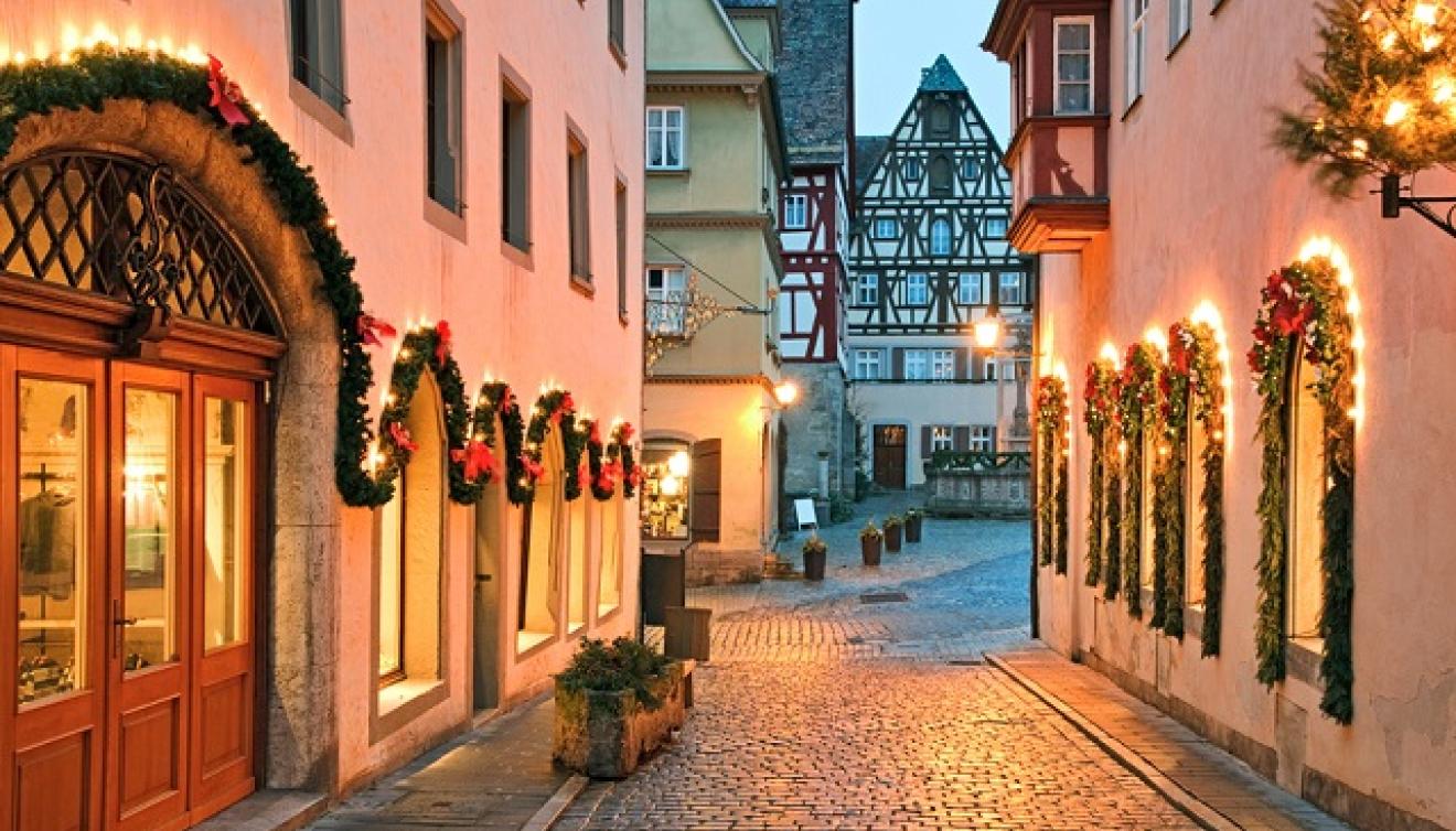 Rothenburg ob der Tauber Duitsland Elzas Kerst