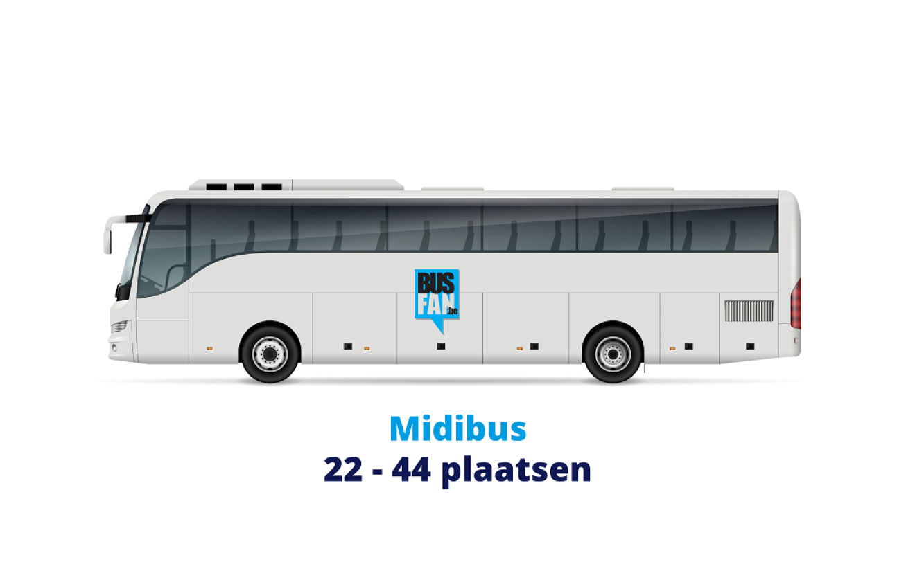 type midibus 22 tot 44 plaatsen