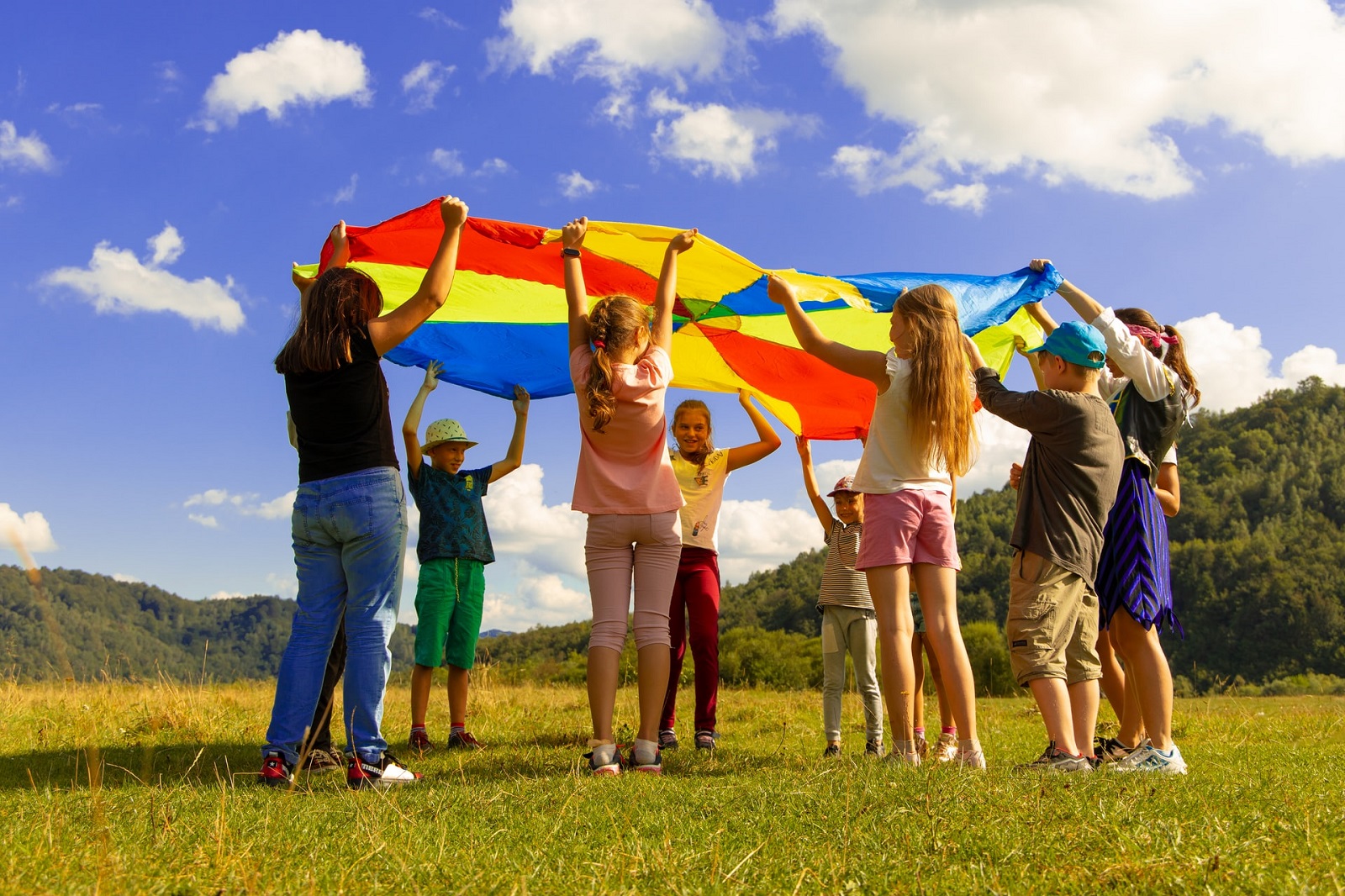 kinderen kamp jeugdbeweging activiteit