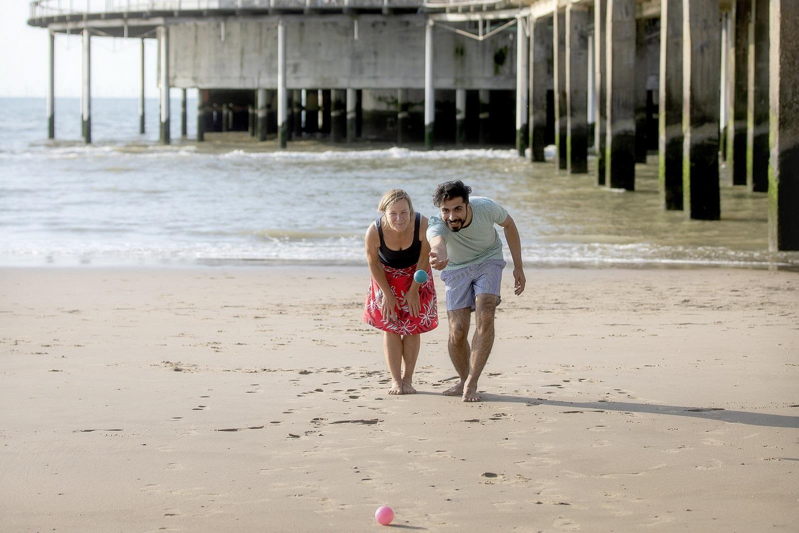 blankenberge strand petanque