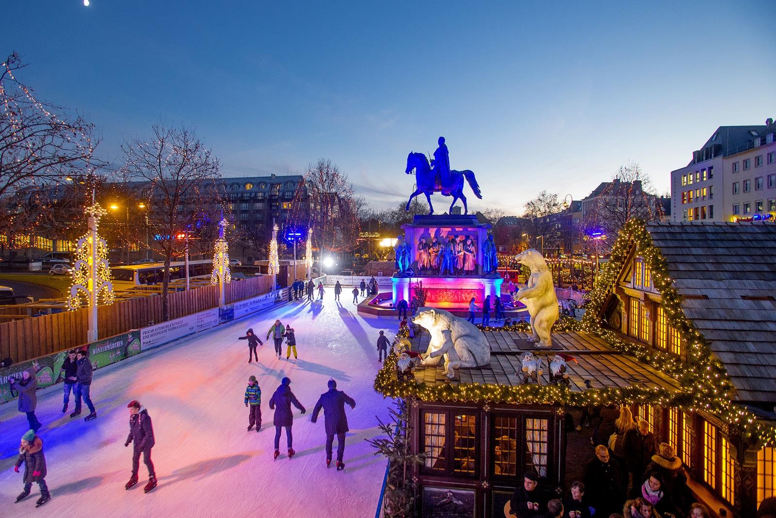 cologne marché de noël glace