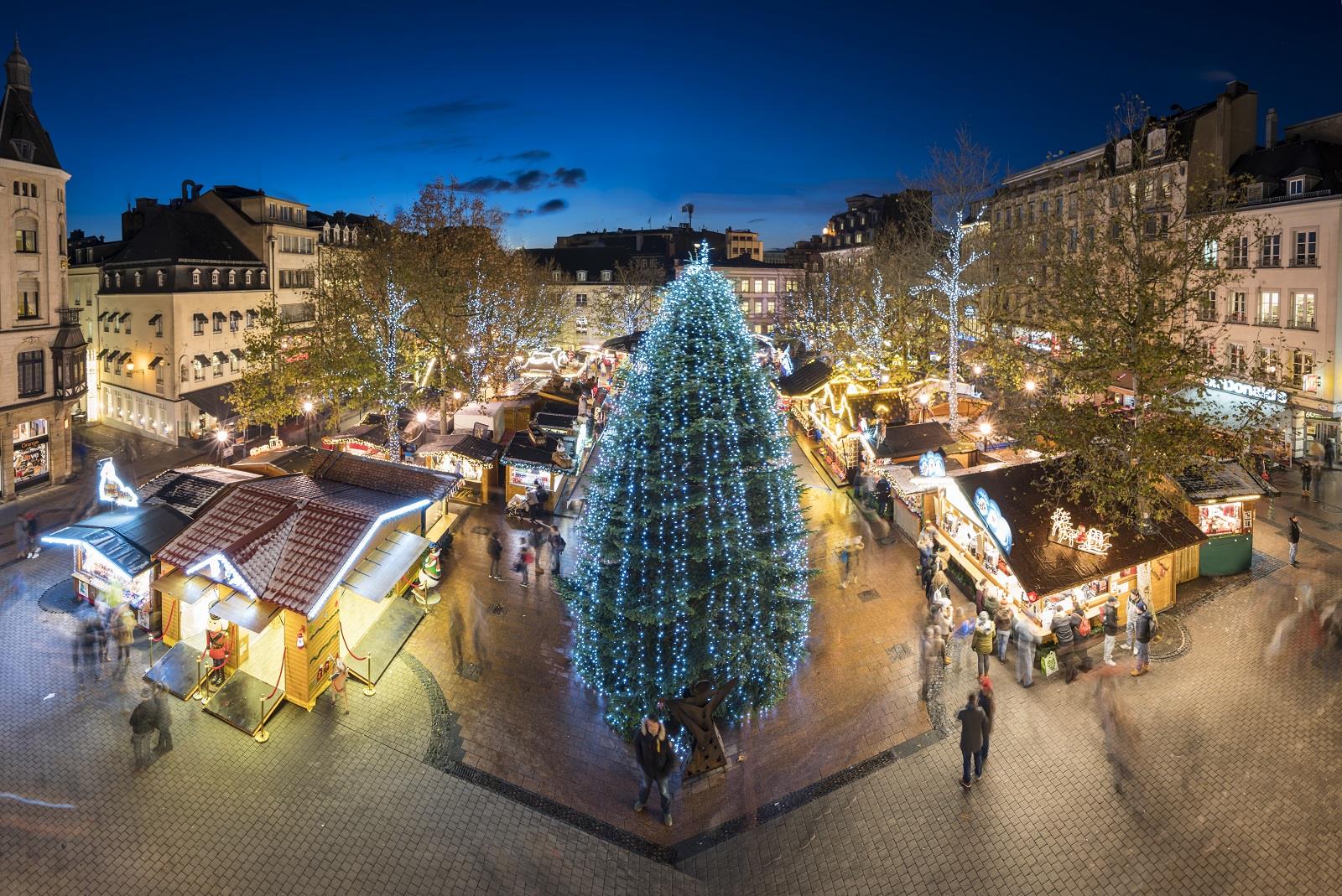 luxemburg kerstmarkt place d'armes