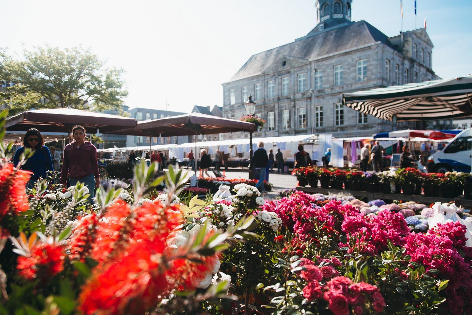 maastricht marché fleurs