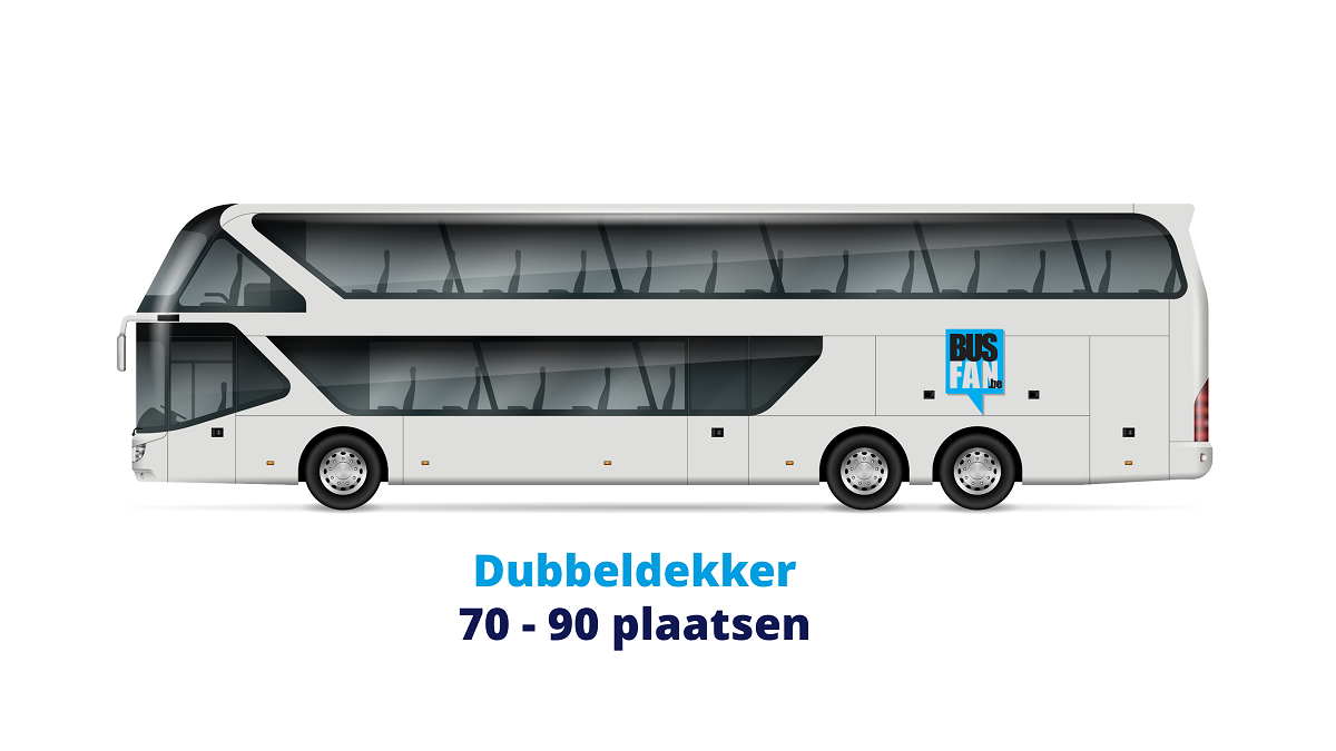 type dubbeldekker 70 tot 90 plaatsen