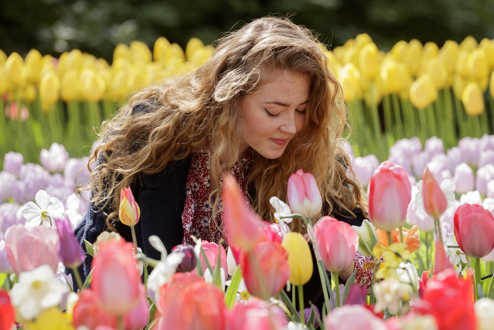 keukenhof vrouw