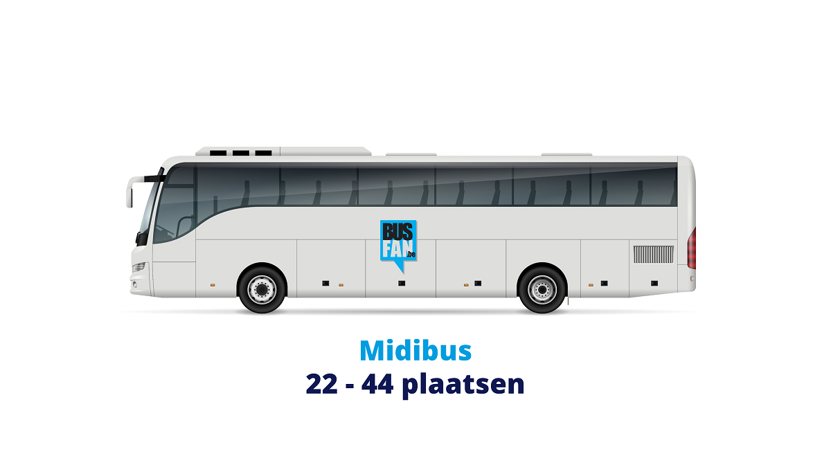 type midibus 22 tot 44 plaatsen