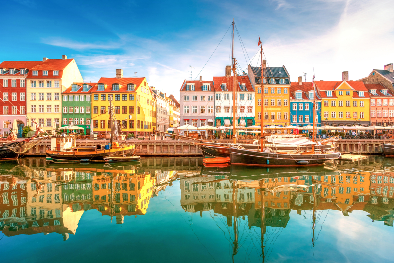 nyhavn kopenhagen denemarken