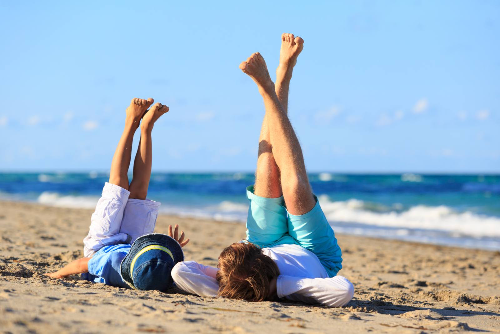 familie strandvakantie