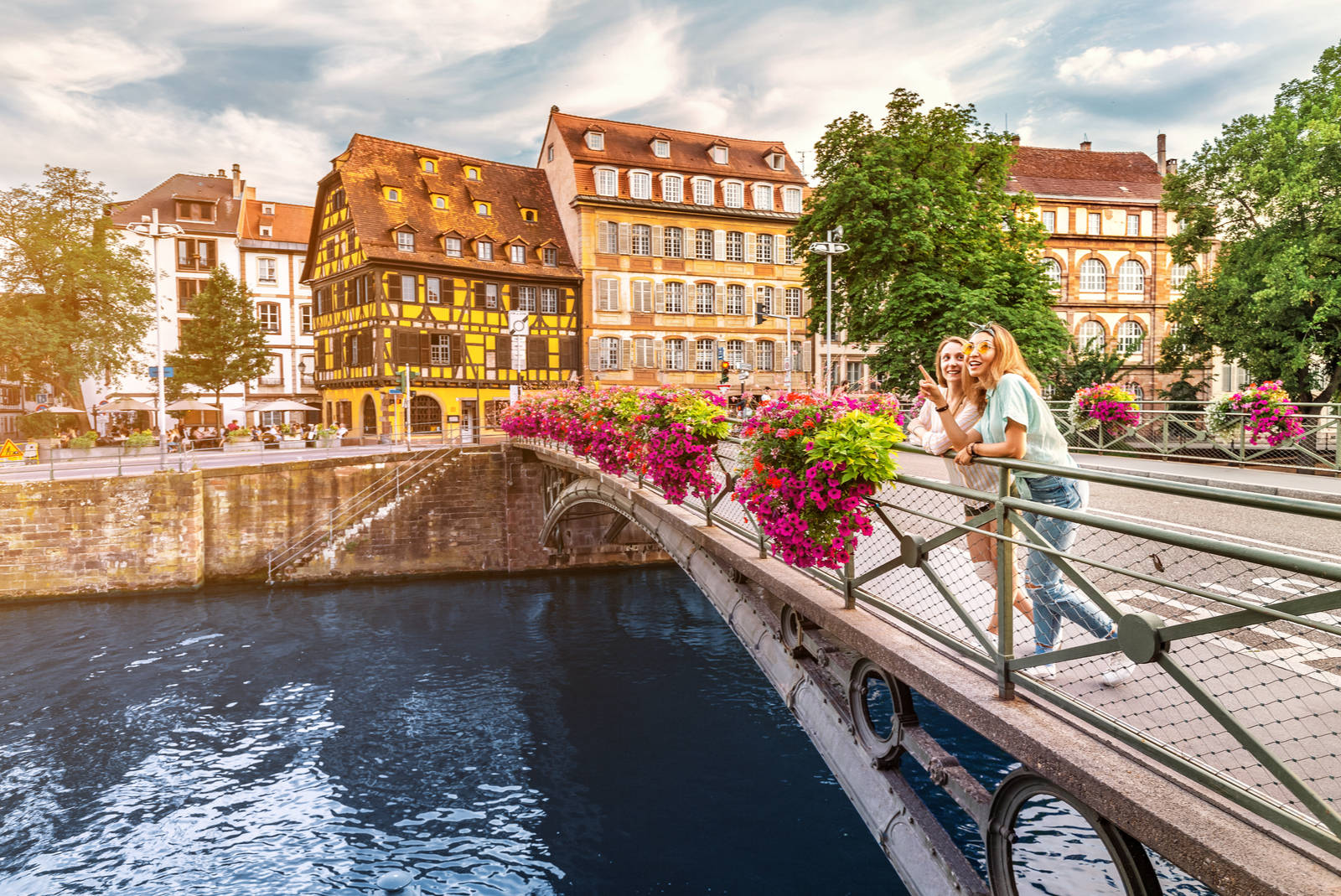 Straatsburg Strasbourg vrienden brug