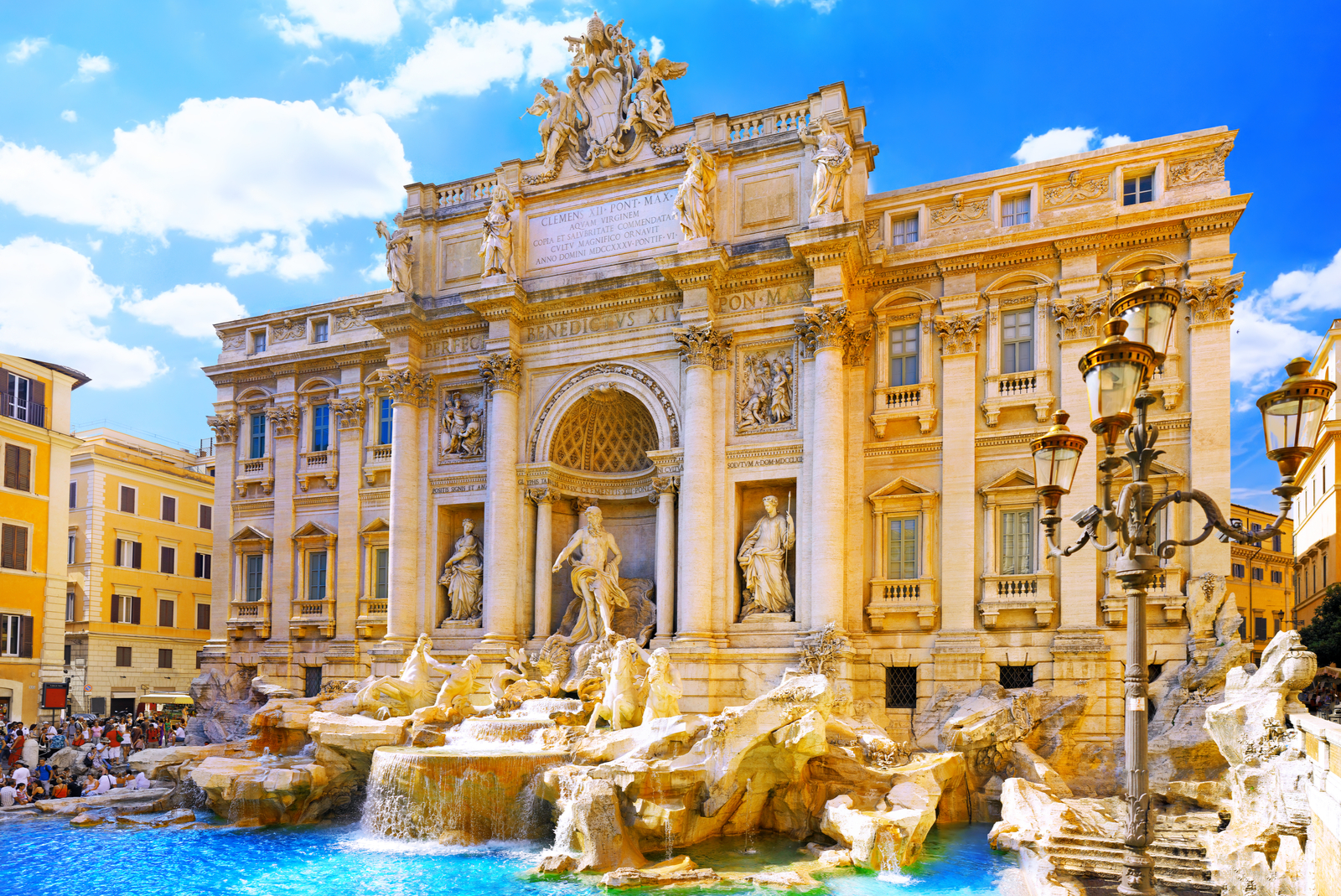 trevi fontein rome italie