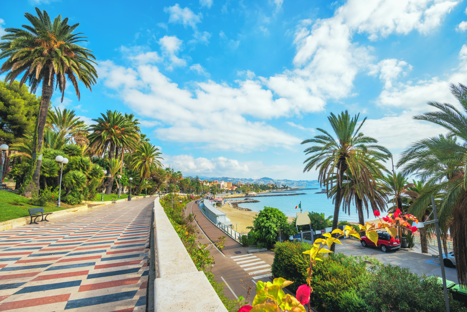 san remo promenae in ligurie