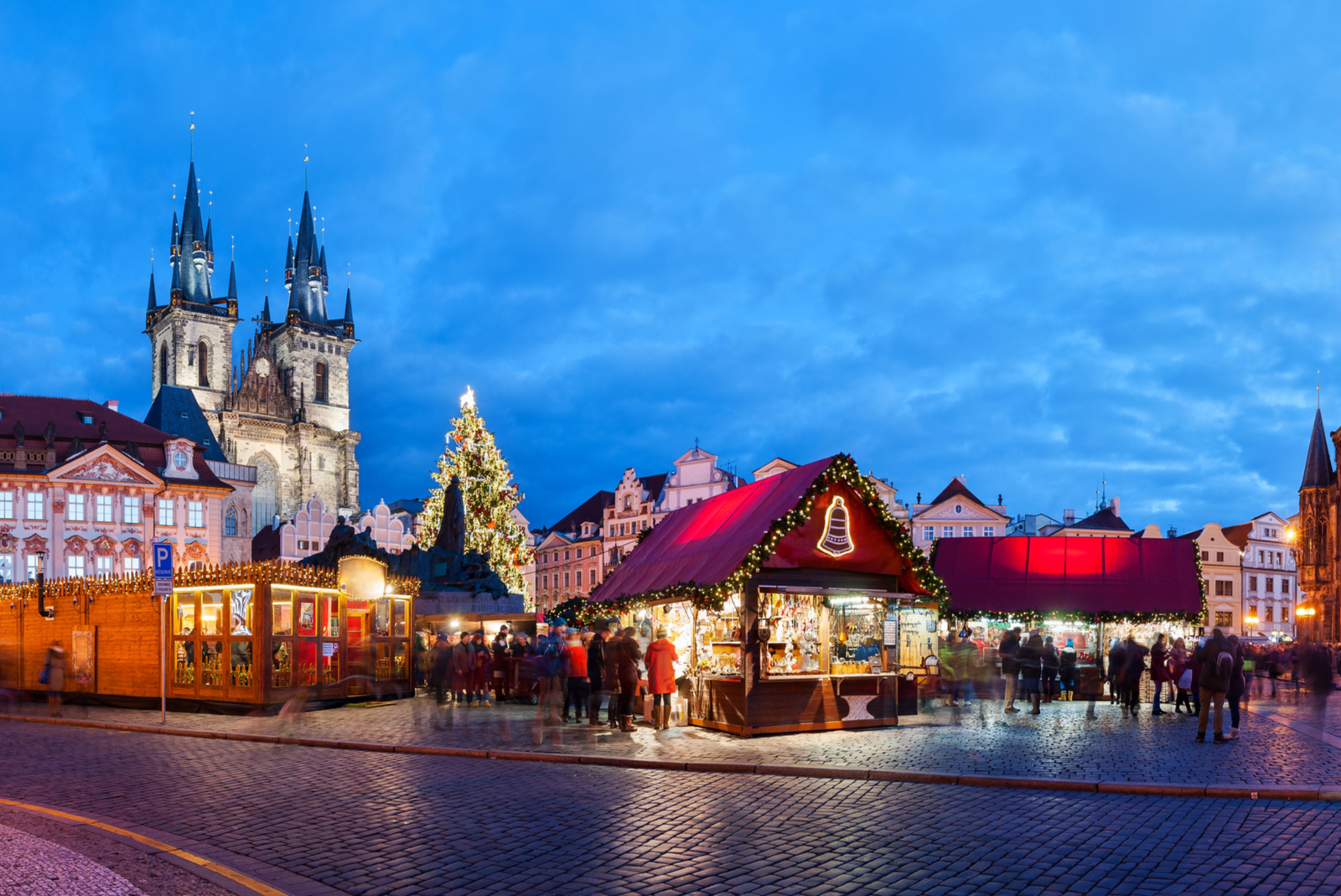 kerstmarkt in praag tsjechië