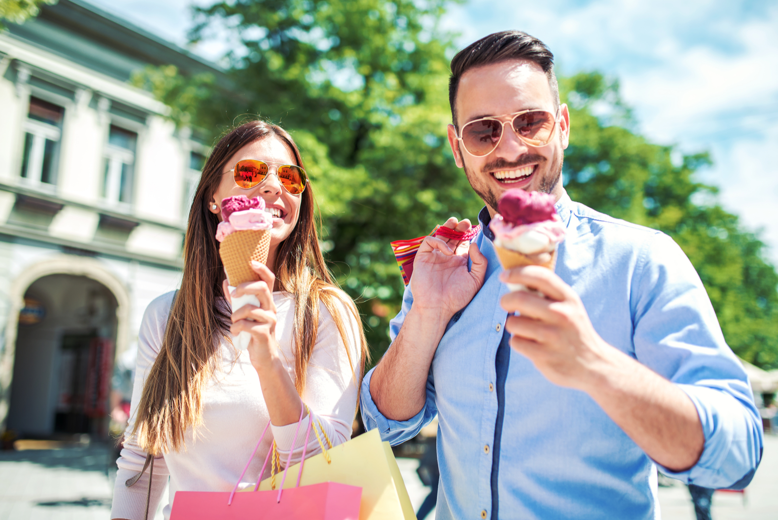 shoppen in de zomer 