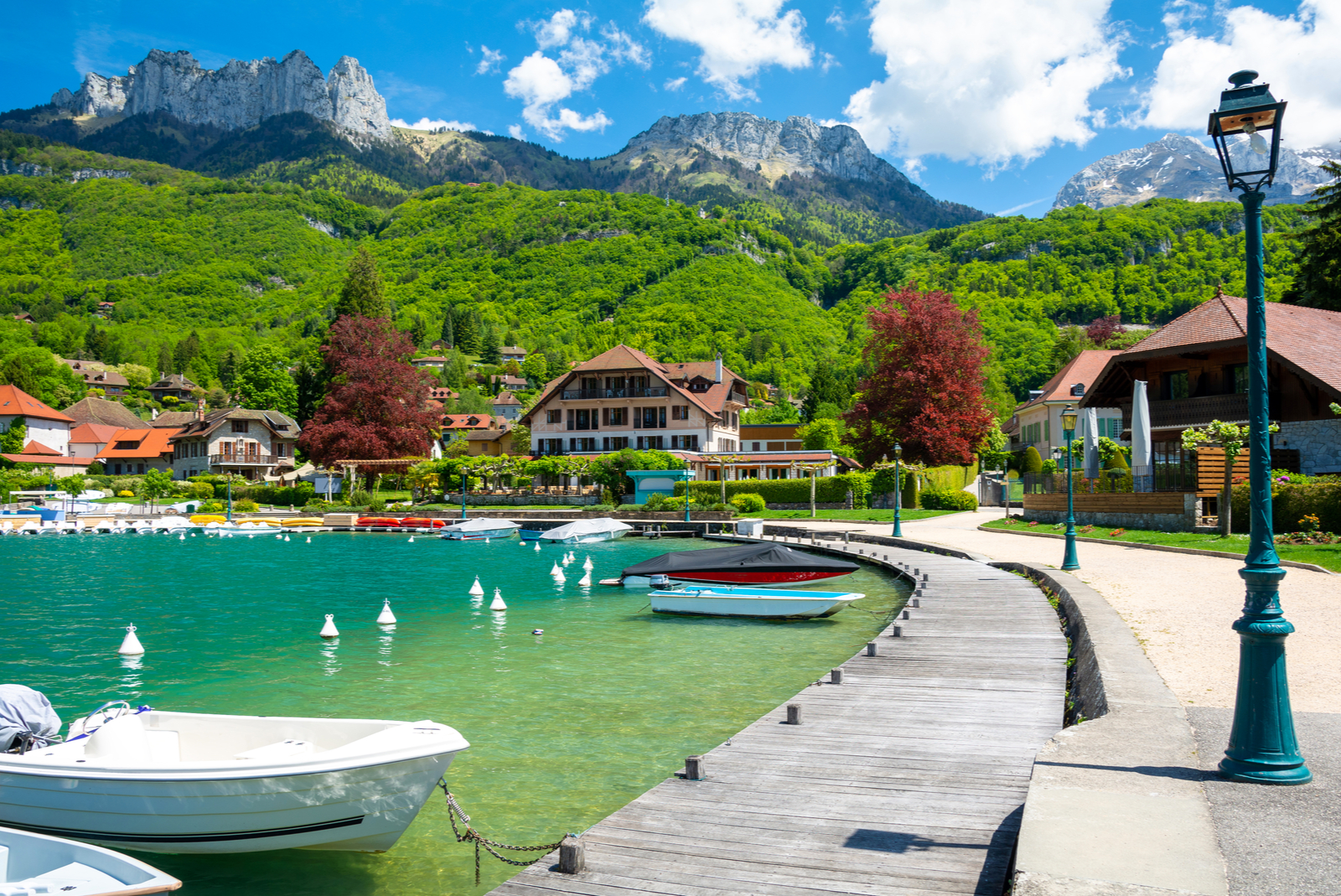 talloires meer van annecy frankrijk